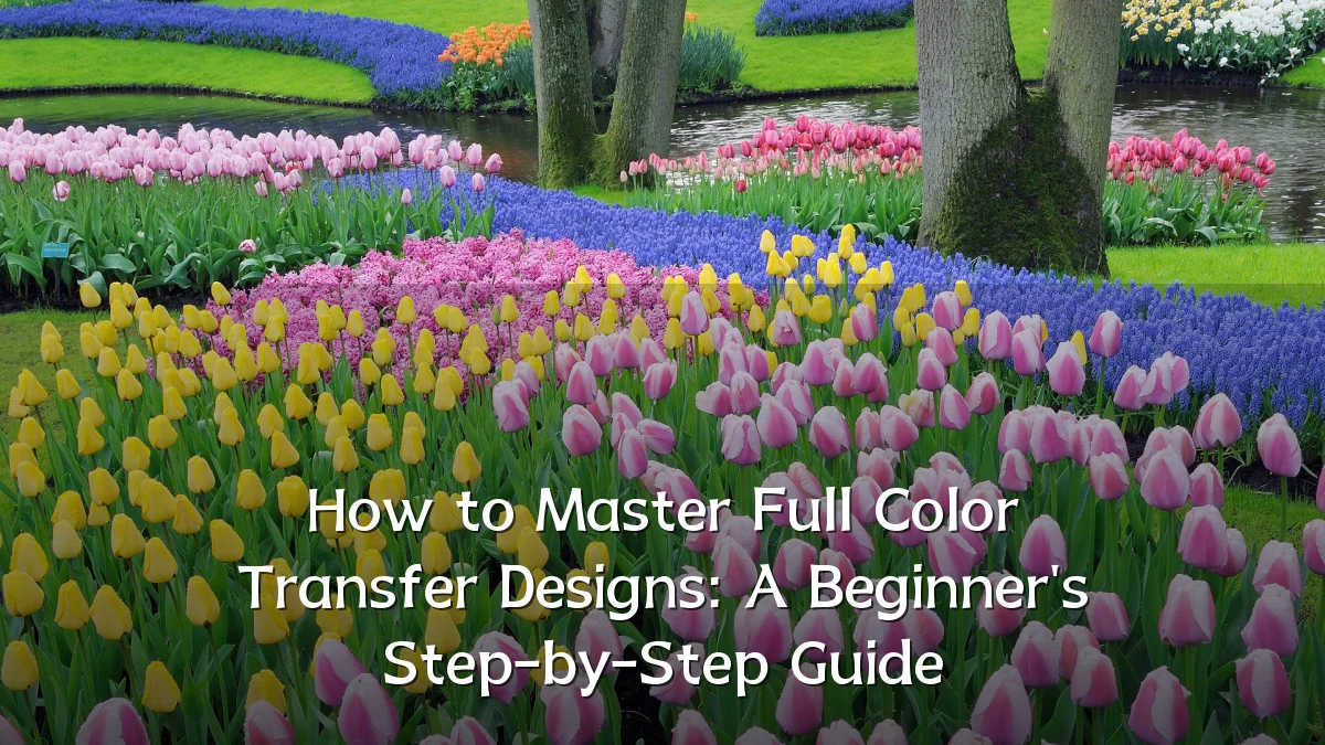 How to Master Full Color Transfer Designs: A Beginner's Step-by-Step Guide