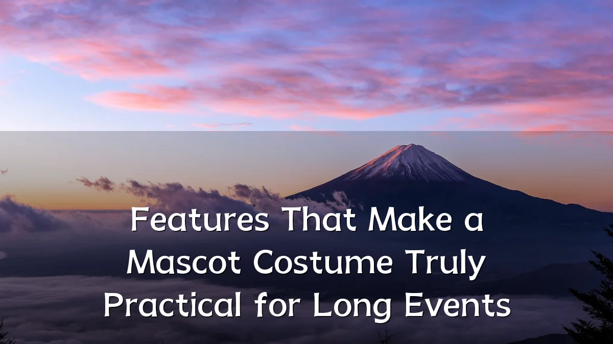 Features That Make a Mascot Costume Truly Practical for Long Events
