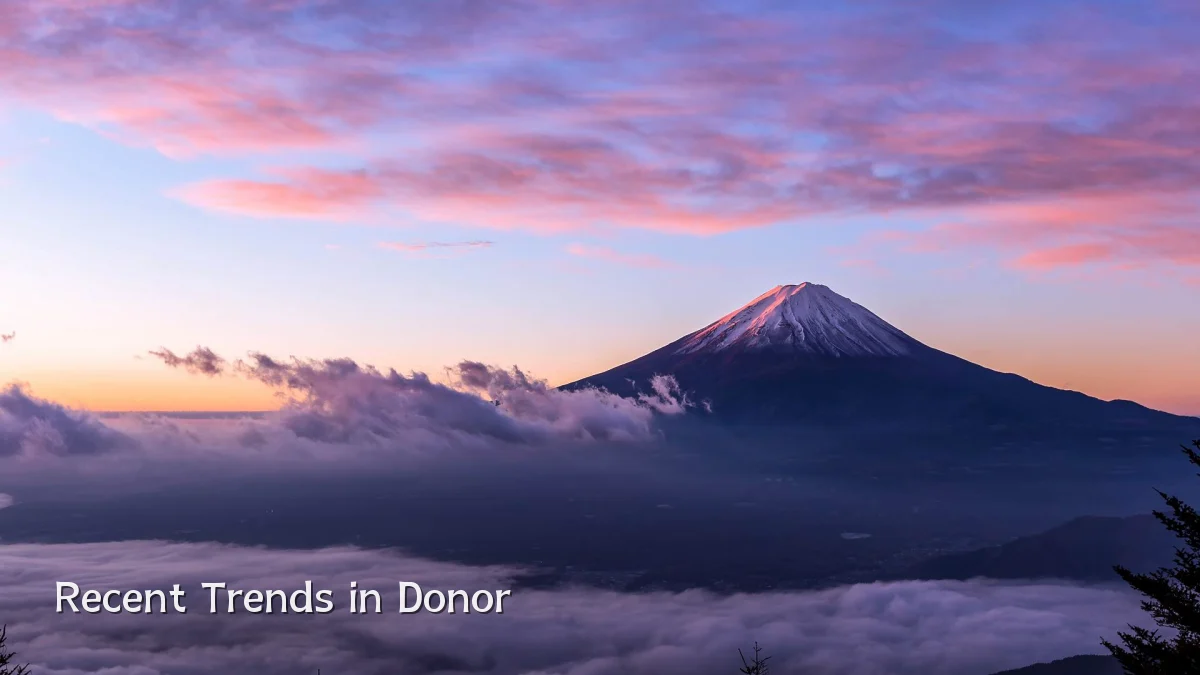 Recent Trends in Donor